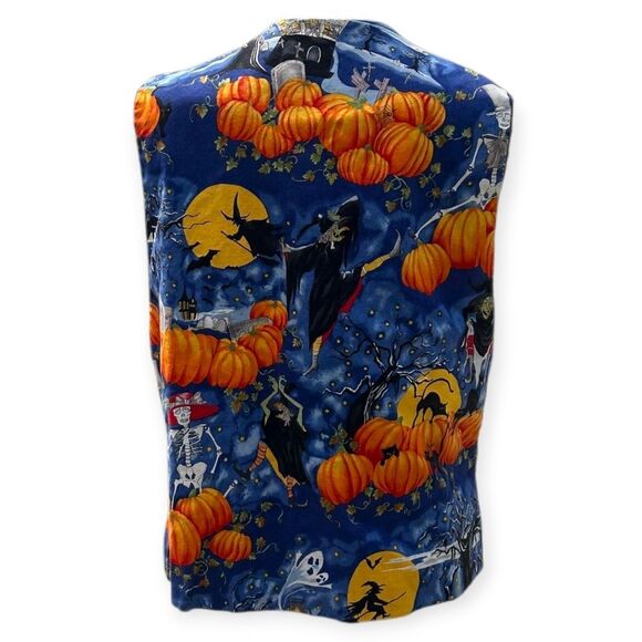 Handmade Vintage Halloween Reversible Vest - Picture 6 of 14